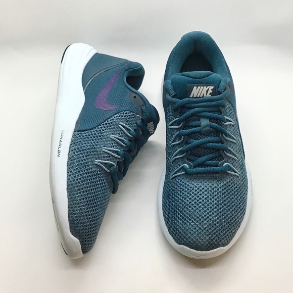 nike lunar apparent blue running shoes